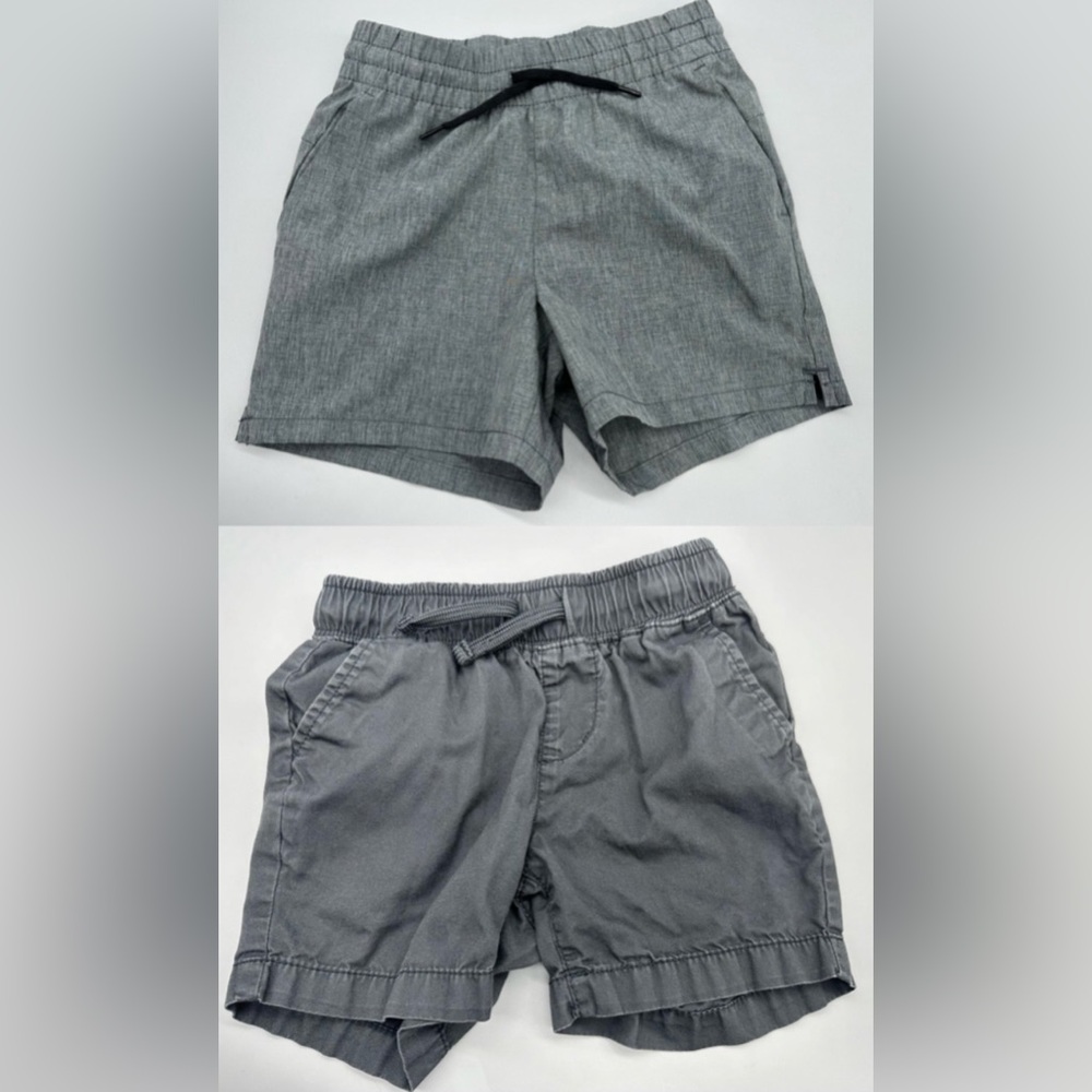 Old Navy Gray Boys Shorts - Size Xs - X2 pairs - Bundle